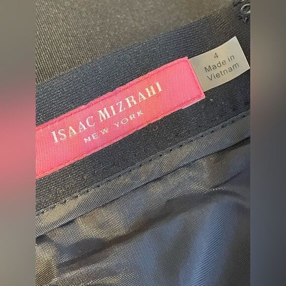 Isaac Mizrahi pencil skirt color block abstract 4 - Picture 9 of 10